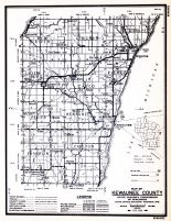 Kewaunee County, Wisconsin State Atlas 1956 Highway Maps